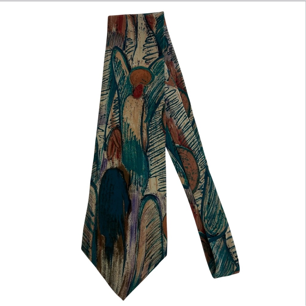 The Beatles Tie Vintage 1991 Let It Be Artsy Silk Tie